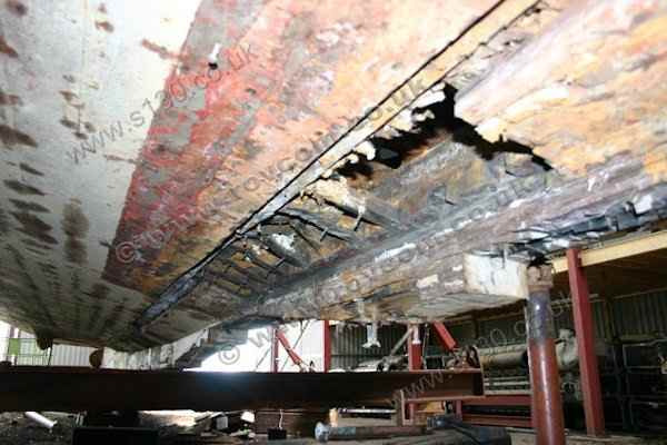 S130 - Post war hull damage