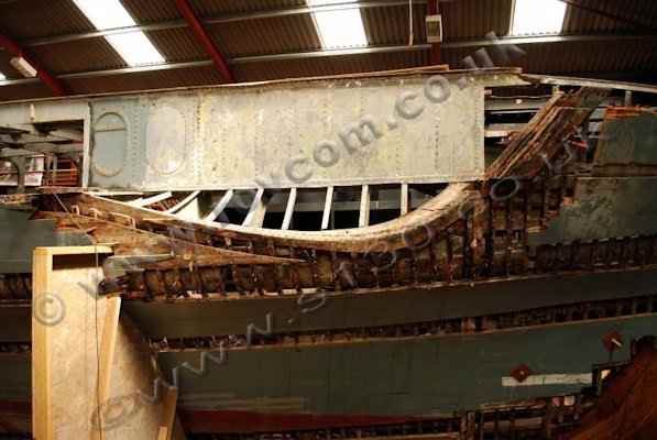 S130 - Method of jointing the framing, the principal stringers, main deck wale and knuckle strake